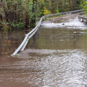 Desbordamiento del río Meruelo Desbordamiento del río Meruelo