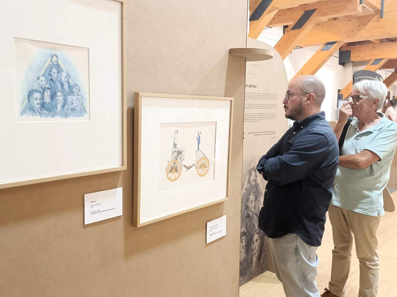 Exposición de La Recicladora Cultural en Almonacid de Zorita (Guadalajara)