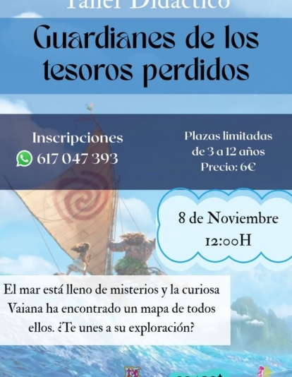 Taller didáctico de Guardianes de los tesoros perdidos Museo MARCA Sábado