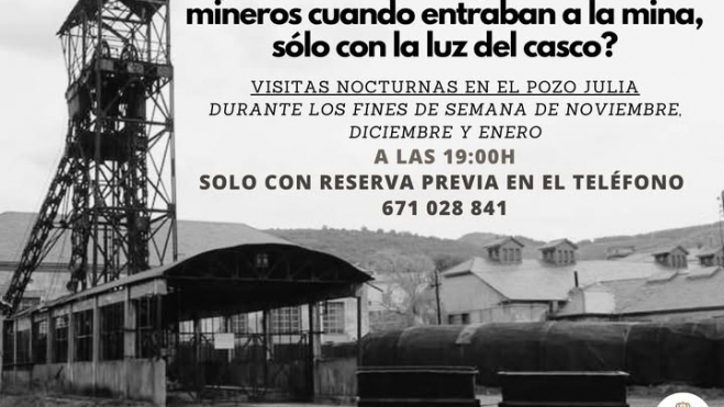 Visitas guiadas al pozo Julia en Fabero