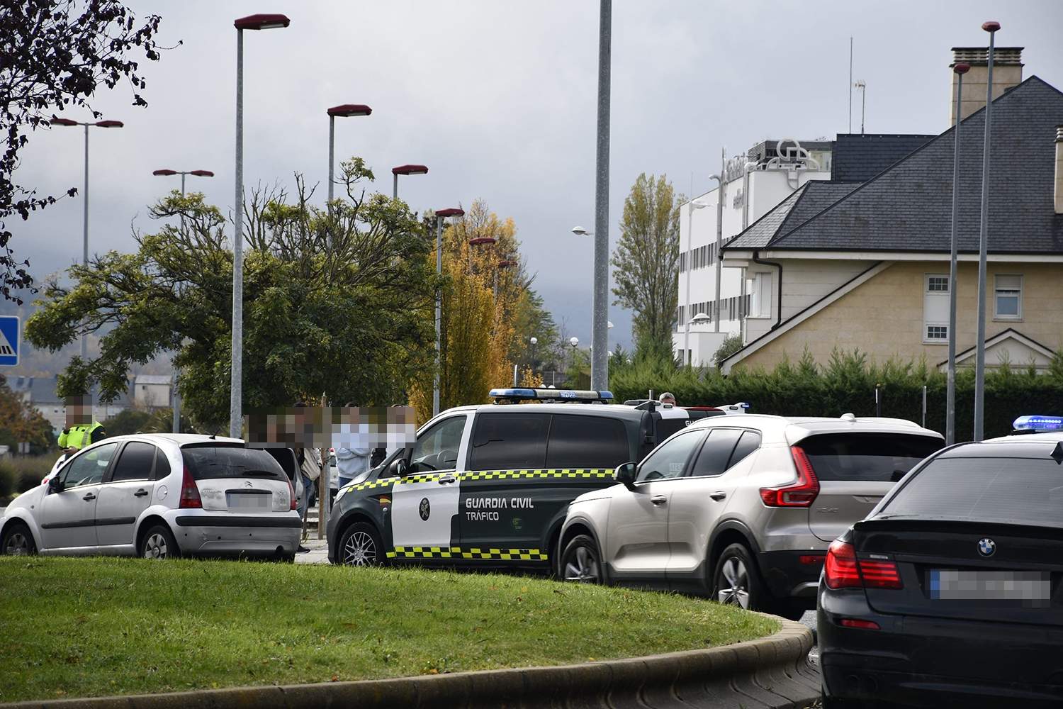 Accidente en La Rosaleda