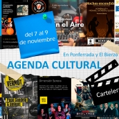 Agenda cultural en Ponferrada y El Bierzo: planes de ocio y cartelera para el fin de semana del 7 al 9 de noviembre