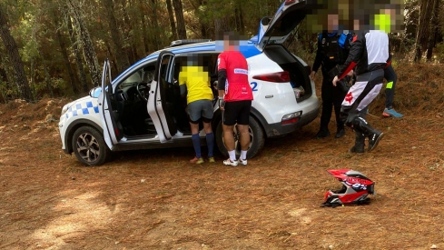 Accidente motorista en El Pajariel.