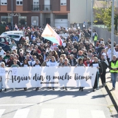 Manifestación por la sanidad del Bierzo en Bembibre convocada por Oncobierzo