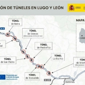 Obras en el puerto de Piedrafita