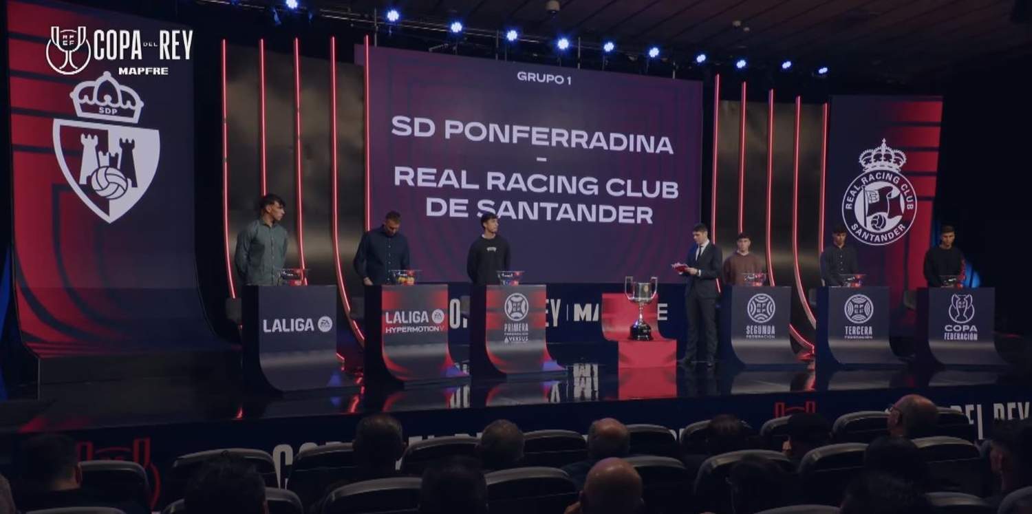 Partido de la Ponferradina en la copa del rey 