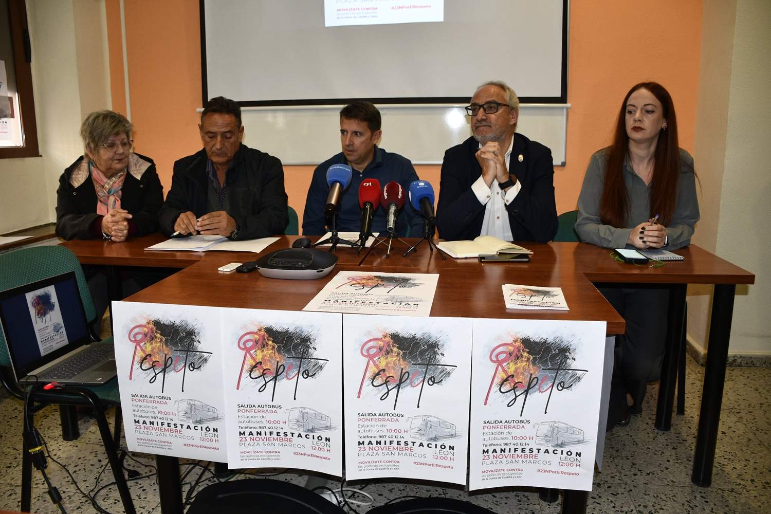 Presentación de la manifestación convocada por el movimiento Respeto (1)