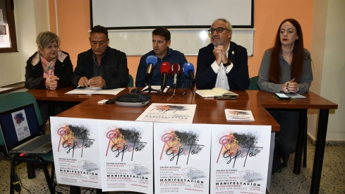 Presentación de la manifestación convocada por el movimiento Respeto (1)