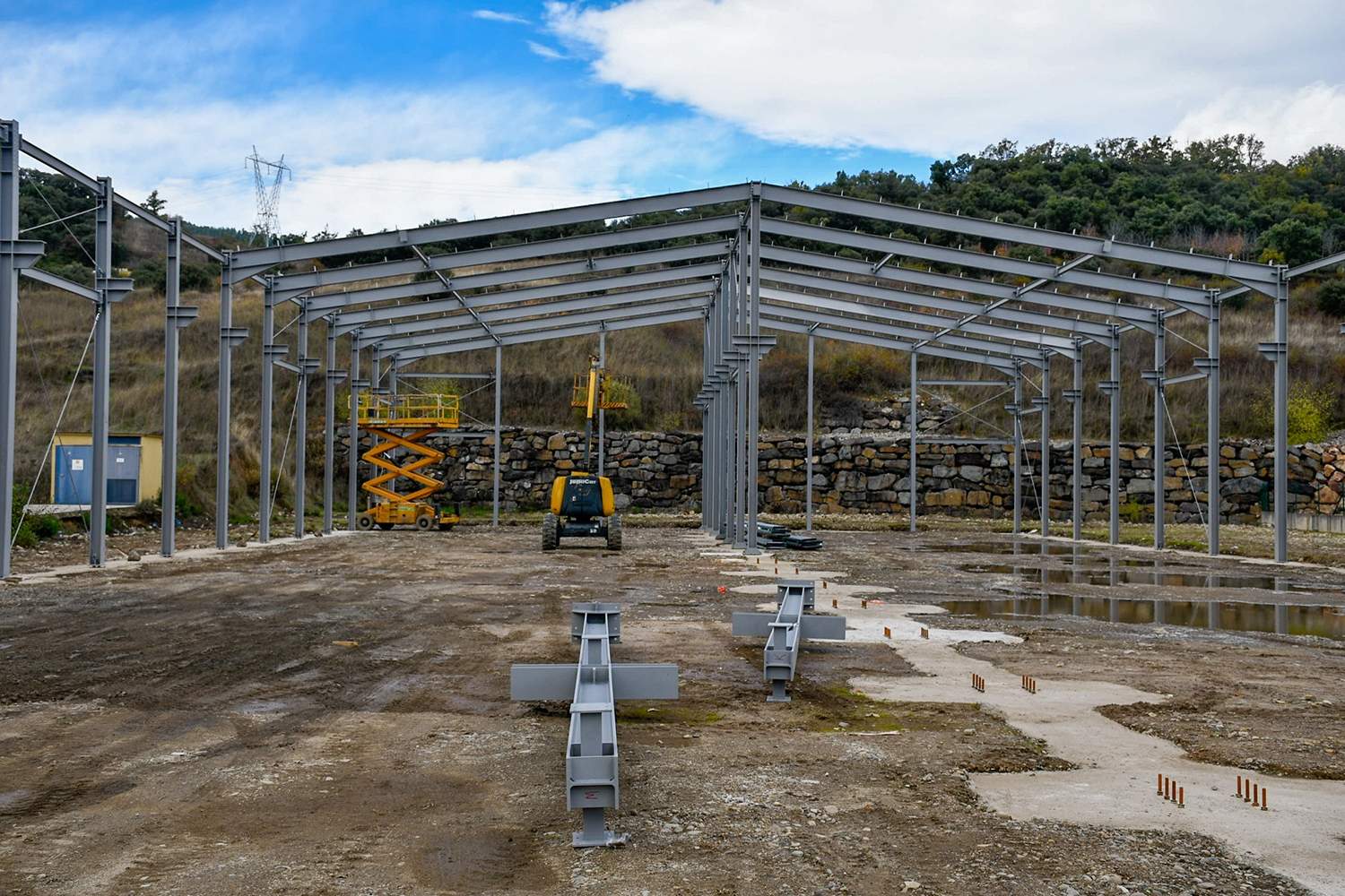 Construcción de la planta de reciclado de Bembibre 6