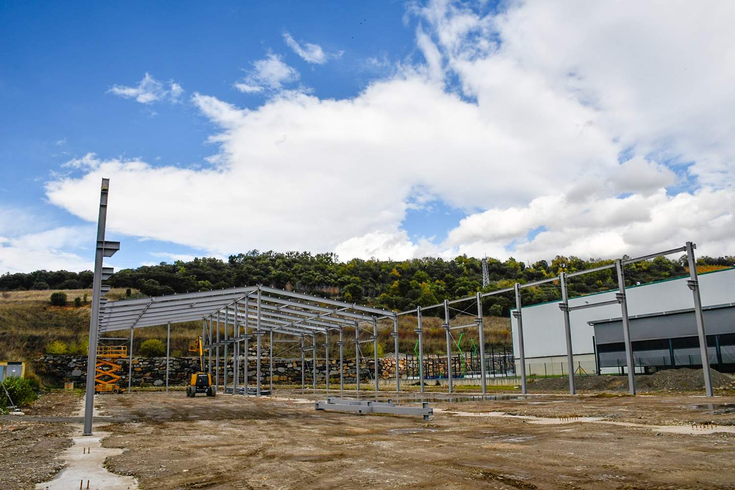 Construcción de la planta de reciclado de Bembibre 3