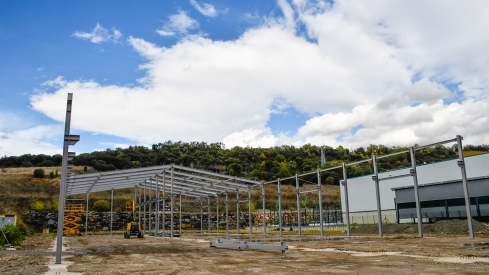 Construcción de la planta de reciclado de Bembibre 3