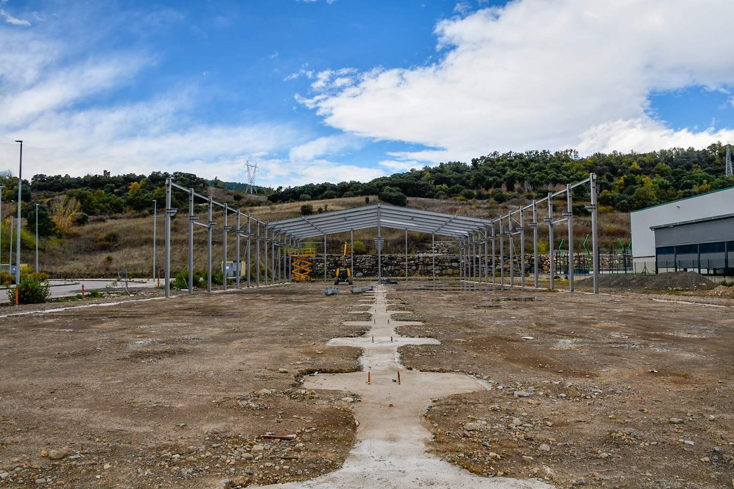 Construcción de la planta de reciclado de Bembibre 4