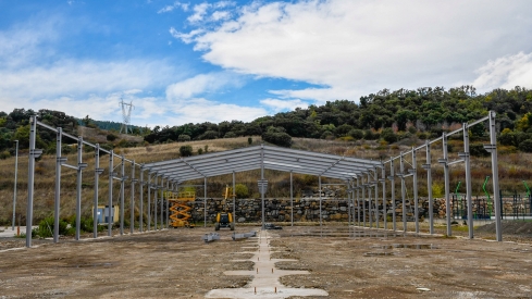 Construcción de la planta de reciclado de Bembibre Construcción de la planta de reciclado de Bembibre