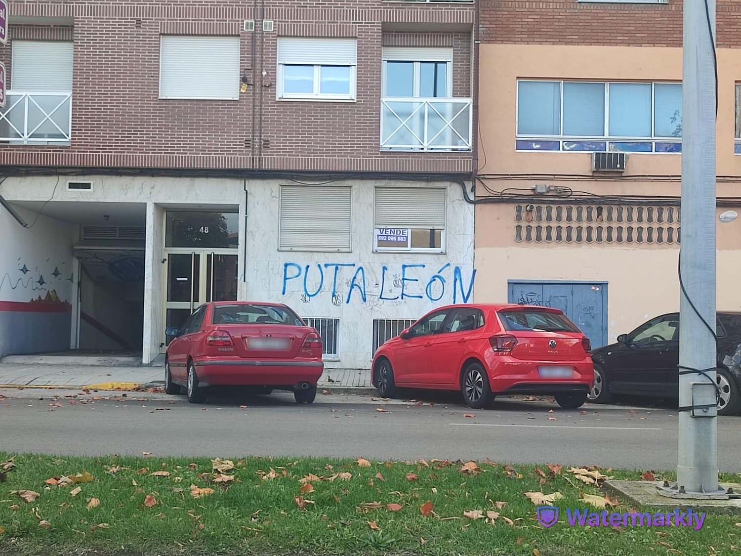 Pintadas en Ponferrada.