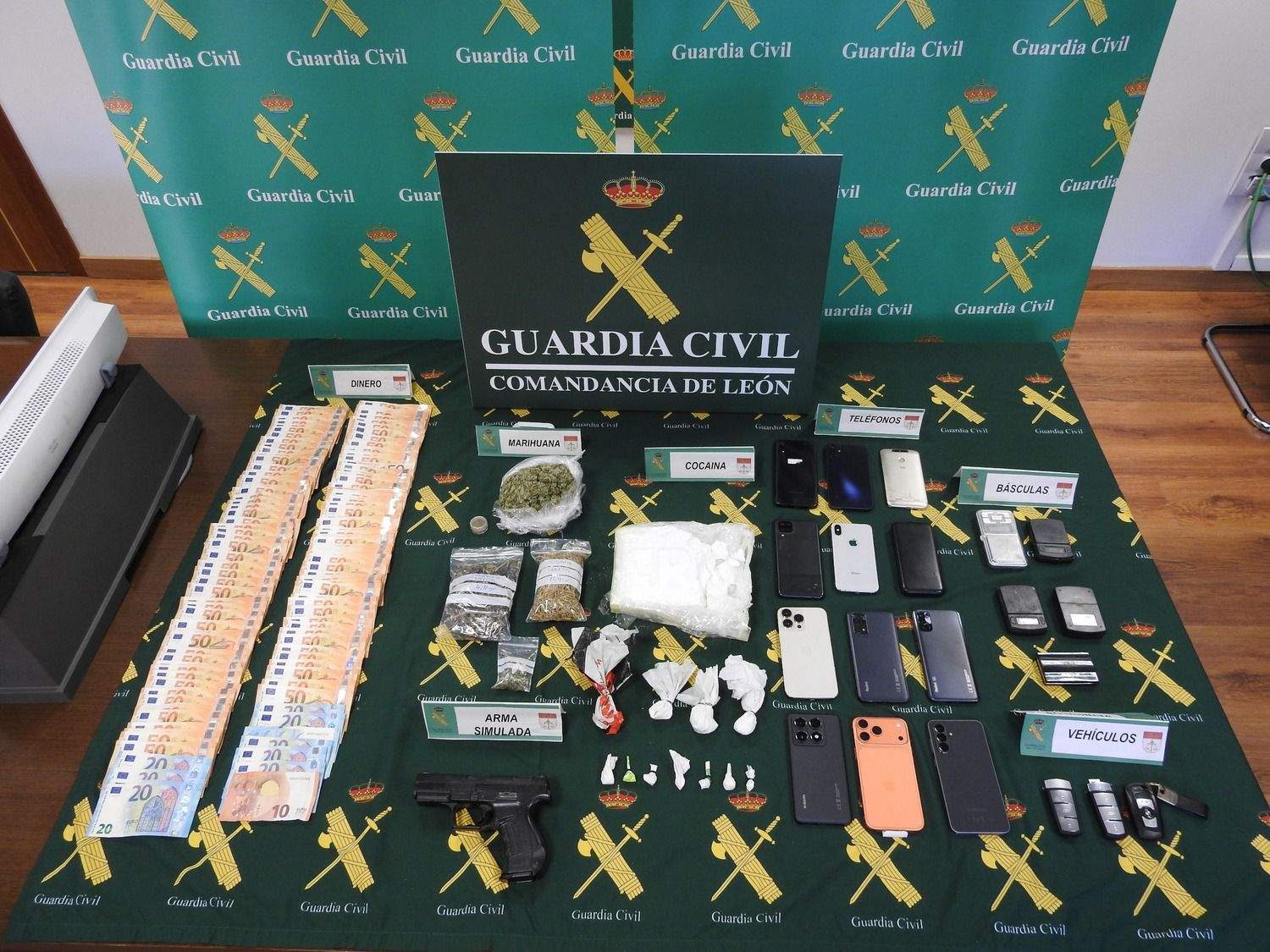 Desarticulado un grupo criminal que traficaba con cocaína y marihuana en León Desarticulado un grupo criminal que traficaba con cocaína y marihuana en León