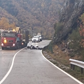 Segundo derrumbe en la CL 631