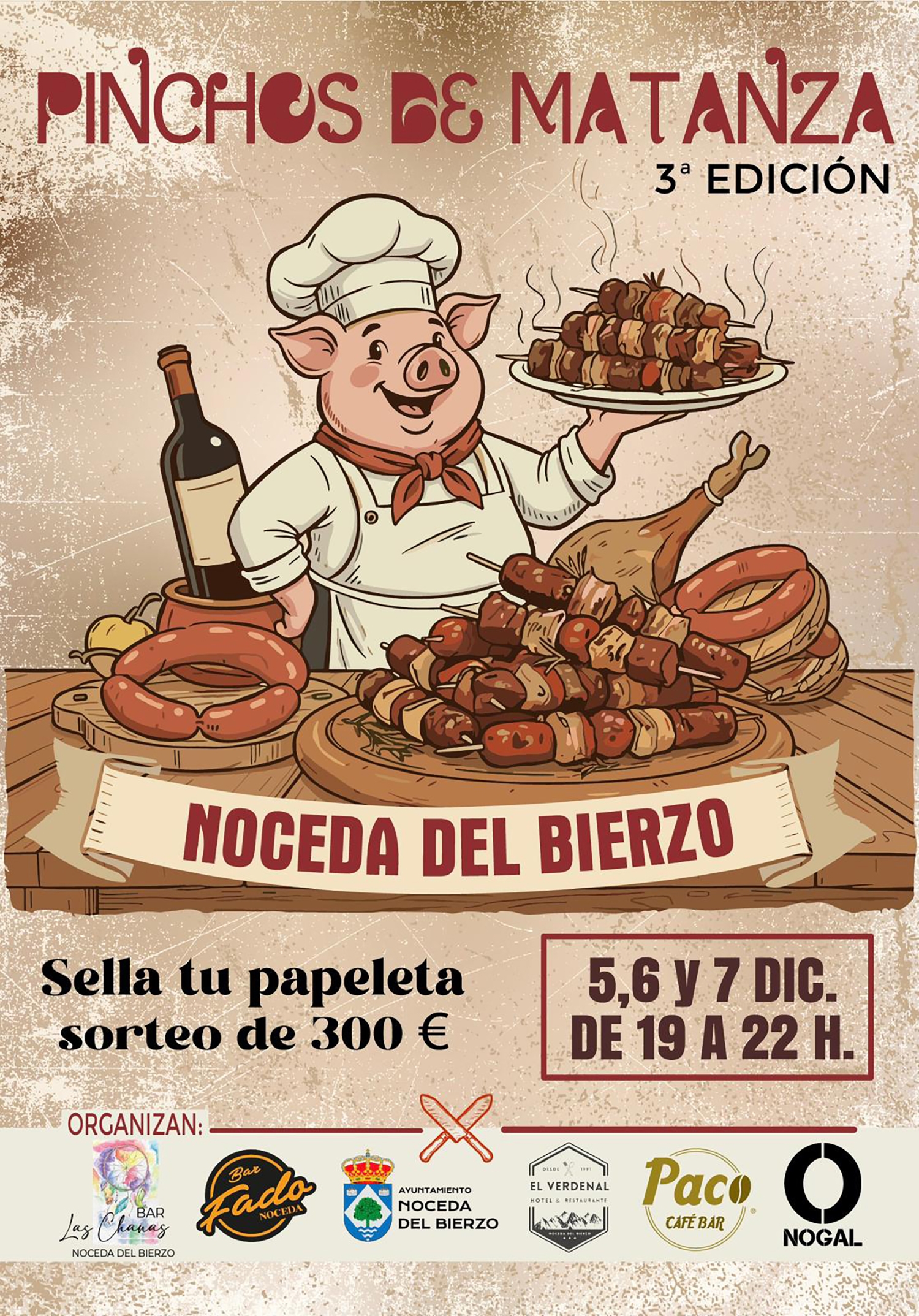 Pinchos de matanza en Noceda del Bierzo Pinchos de matanza en Noceda del Bierzo