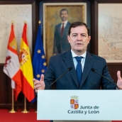 El presidente de la Junta de Castilla y León, Alfonso Fernández Mañueco