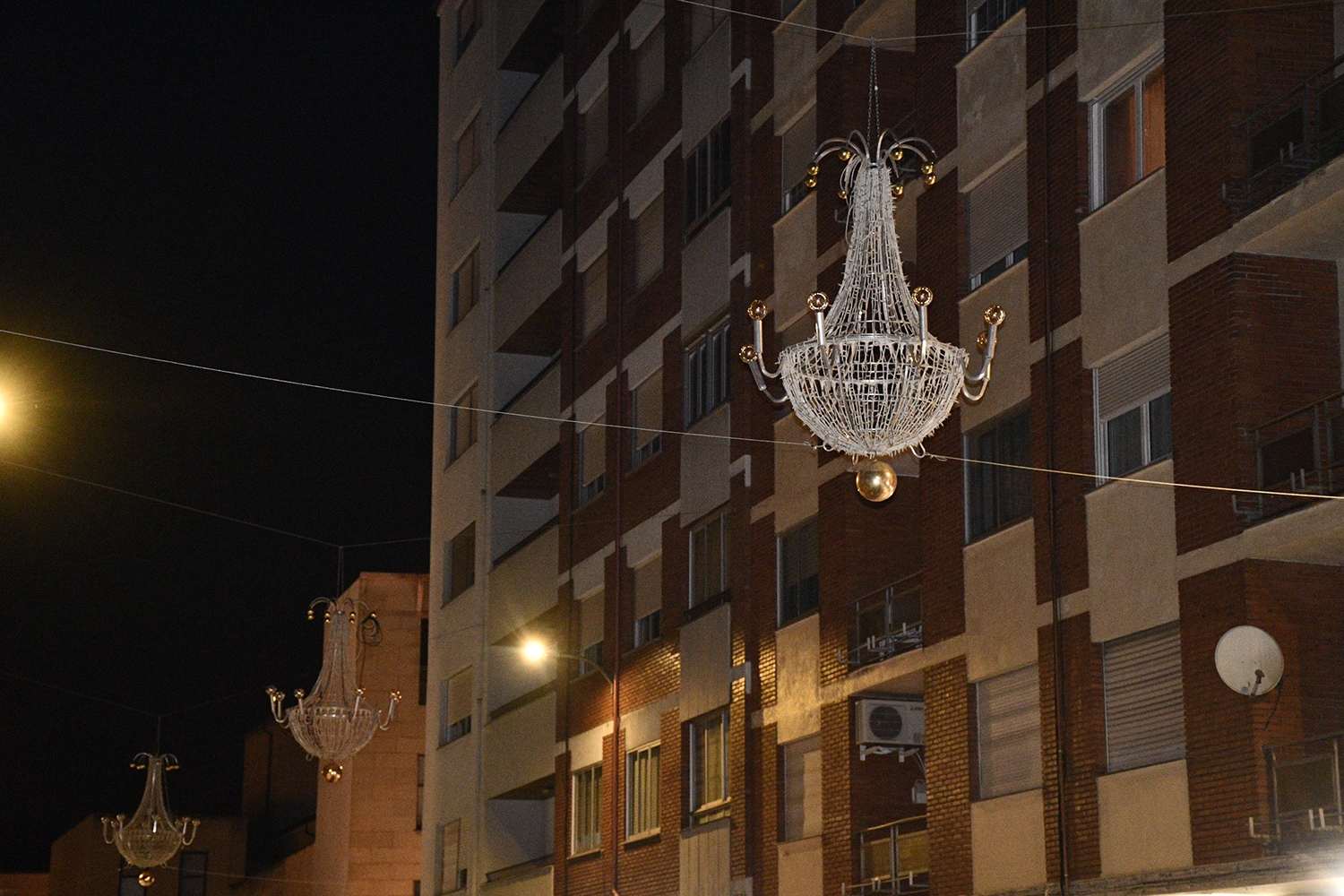Lámpara navideñas de Ponferrada 3