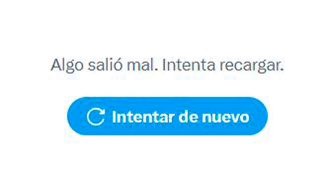 Mensaje que aparece en X (Twitter) al intentar ver el contenido