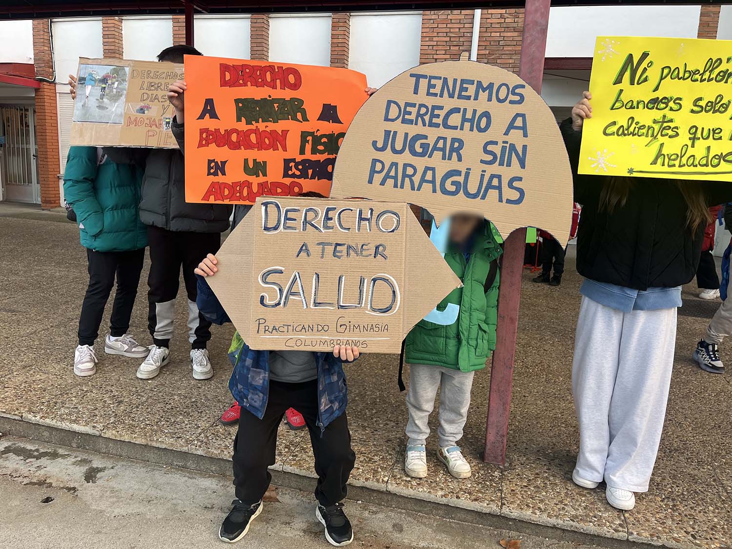 Protesta Columbrianos AMPA