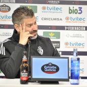 Estévez en sala de prensa Estévez en sala de prensa