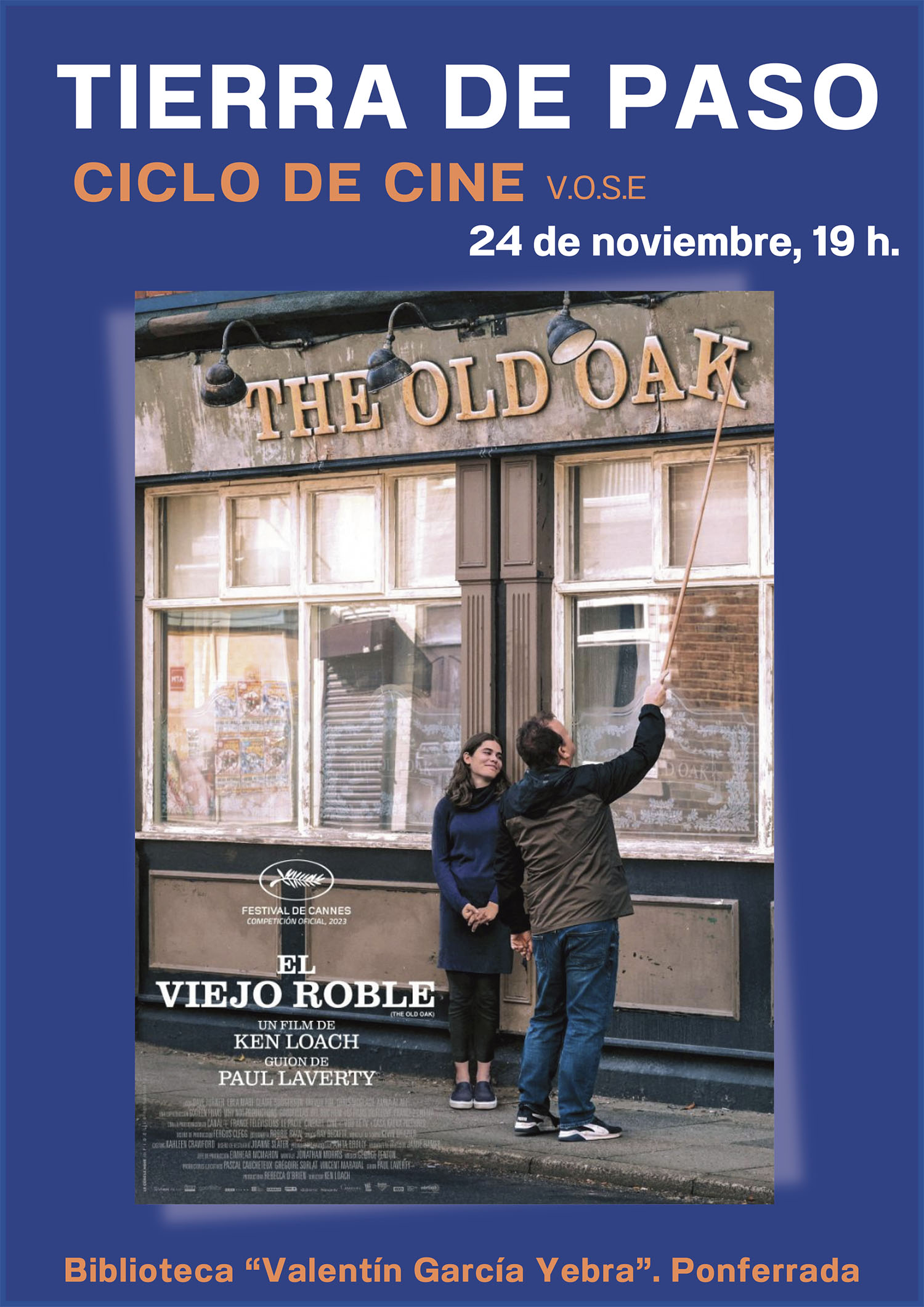 Cartel el viejo roble 24 nov 