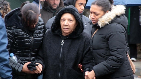 El presidente de la Junta, Alfonso Fernández Mañueco asiste al funeral por el minero fallecido acompañado por el presidente del Principado, Adrián Bardón y el consejero de Fomento, Juan Carlos Suárez Quiñones (13) El presidente de la Junta, Alfonso Fernández Mañueco asiste al funeral por el minero fallecido acompañado por el presidente del Principado, Adrián Bardón y el consejero de Fomento, Juan Carlos Suárez Quiñones (13)