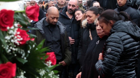 Peio García ICAL. Salida del funeral por el minero fallecido en el accidente de Cangas del Narcea (4)