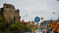Sistema solar luces de Navidad Ponferrada