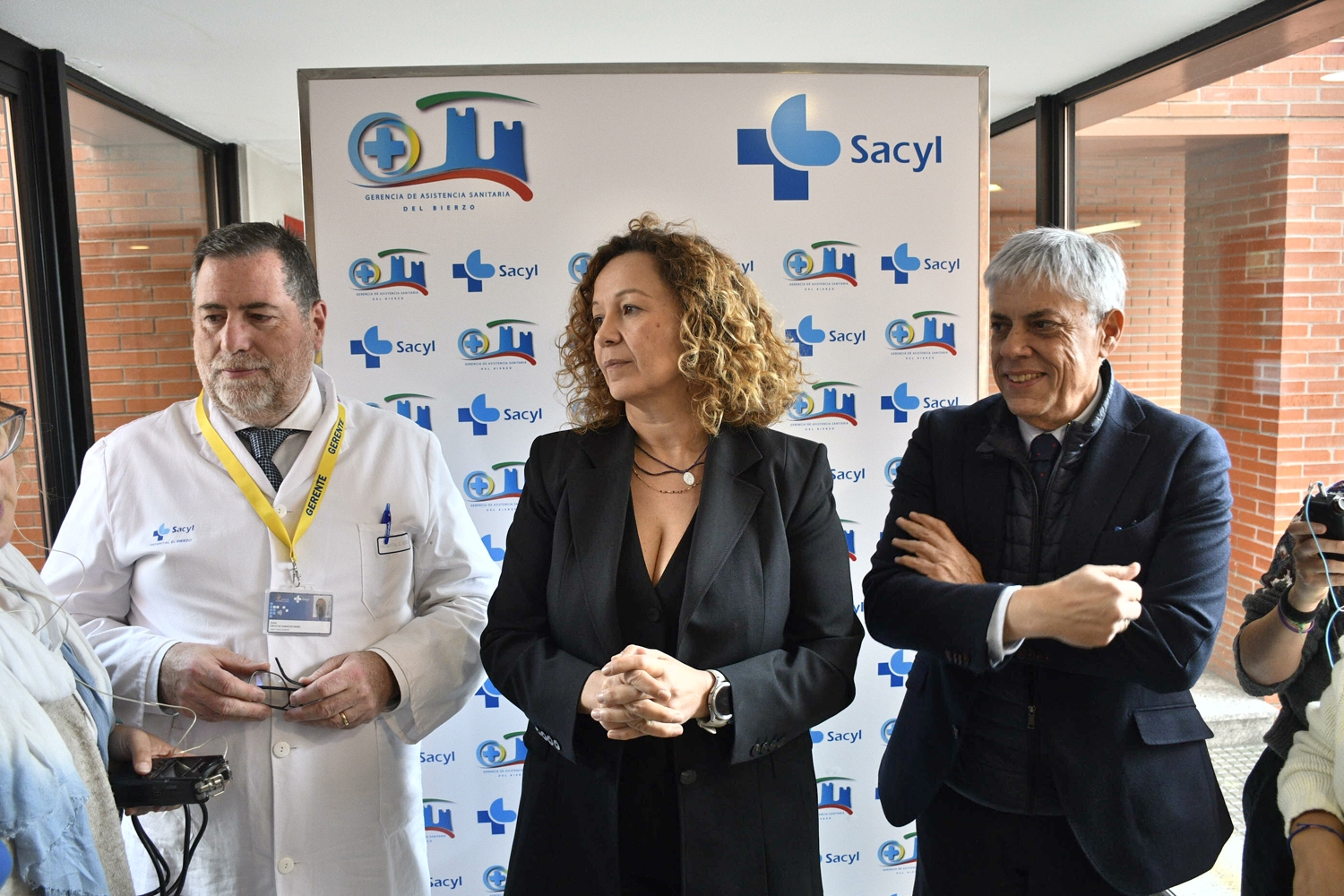 Silvia Fernández, Eduardo Diego y Juan Ortiz de Saracho