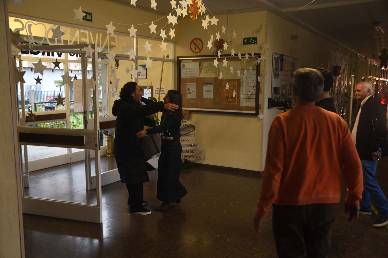 Rodaje del videoclip navideño de Óscar Quijano en el Colegio Virgen de la Peña (3)
