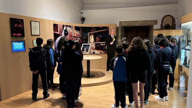 Visita en el Museo de la Radio Visita en el Museo de la Radio