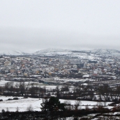 Fabero nevado con nieve