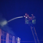 Incendio de una nave en Montearenas 