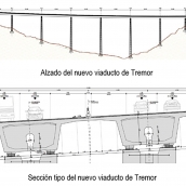 Aprobado el proyecto para un nuevo viaducto en la A6 a su paso por Tremor tras comprobar el estado estructural del actual