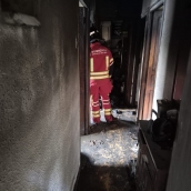 Incendio en Caboalles de Abajo Incendio en Caboalles de Abajo