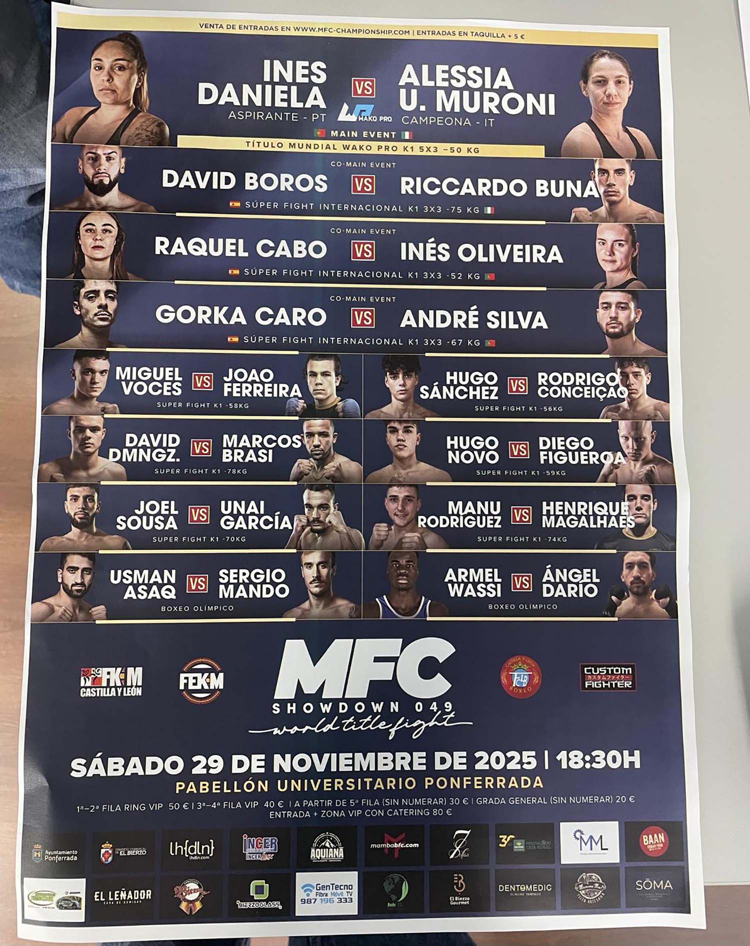 Cartel del evento de este sábado en el Angel Pestana Cartel del evento de este sábado en el Angel Pestana