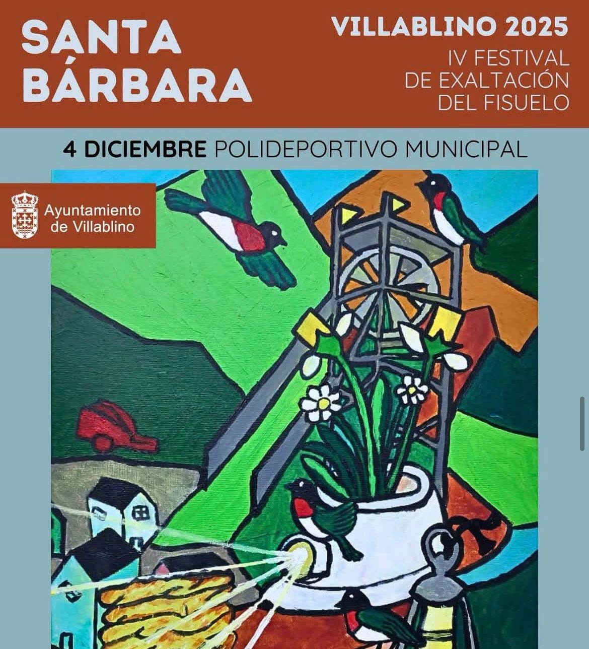 Santa Bárbara en Villablino