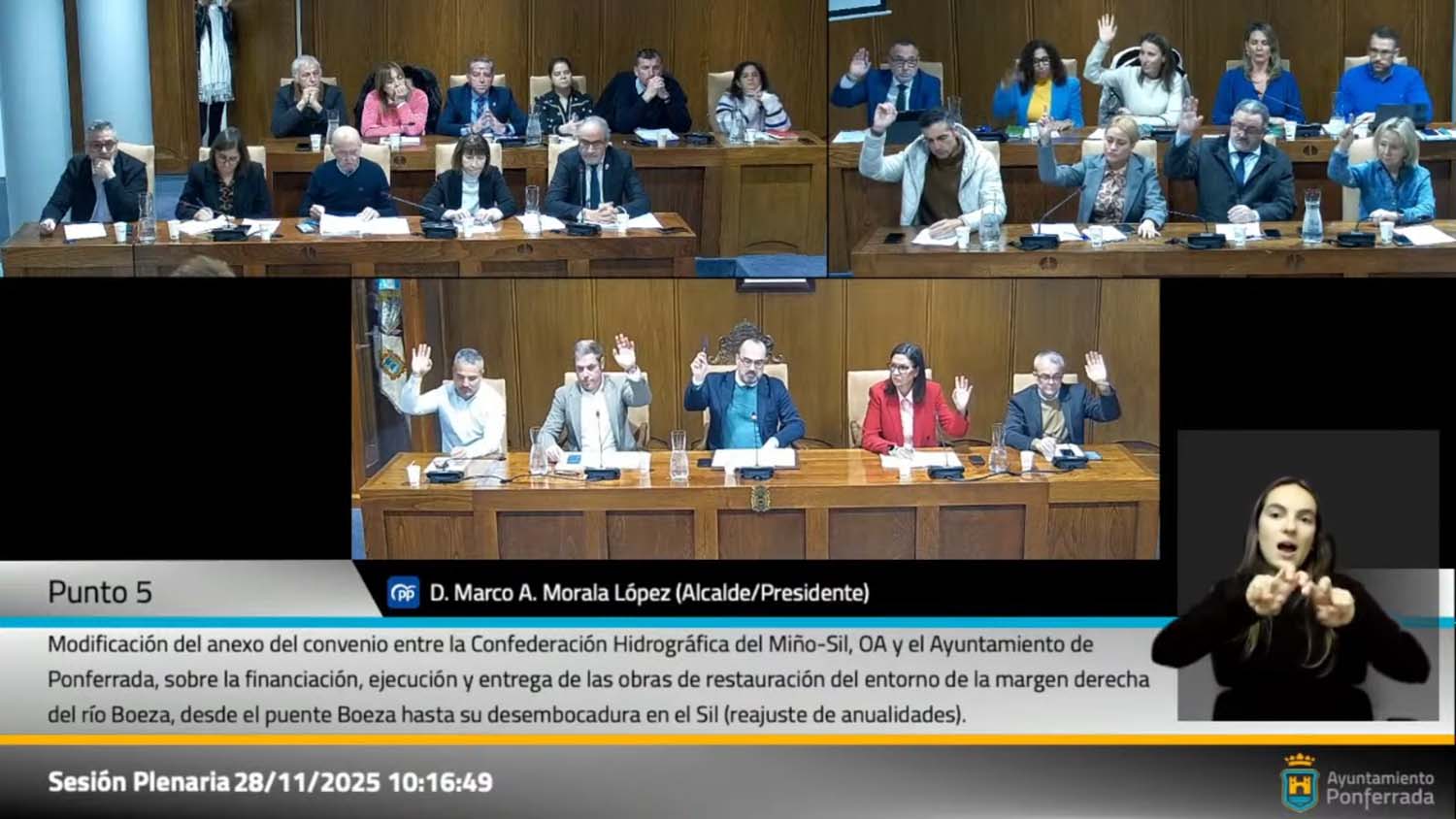 Pleno de este viernes en Ponferrrada