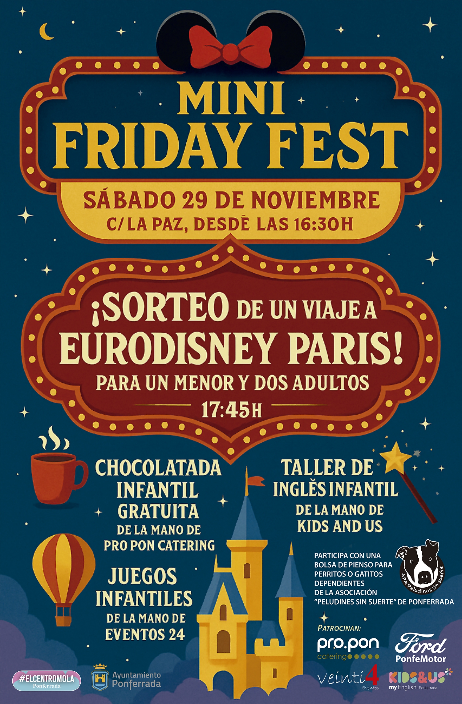Cartel del Mini Friday Fest de Ponferrada