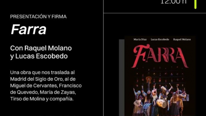 Presentación y firma de Farra Presentación y firma de Farra