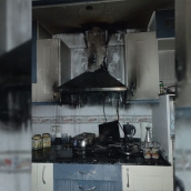 Incendio en una vivienda de Ponferrada