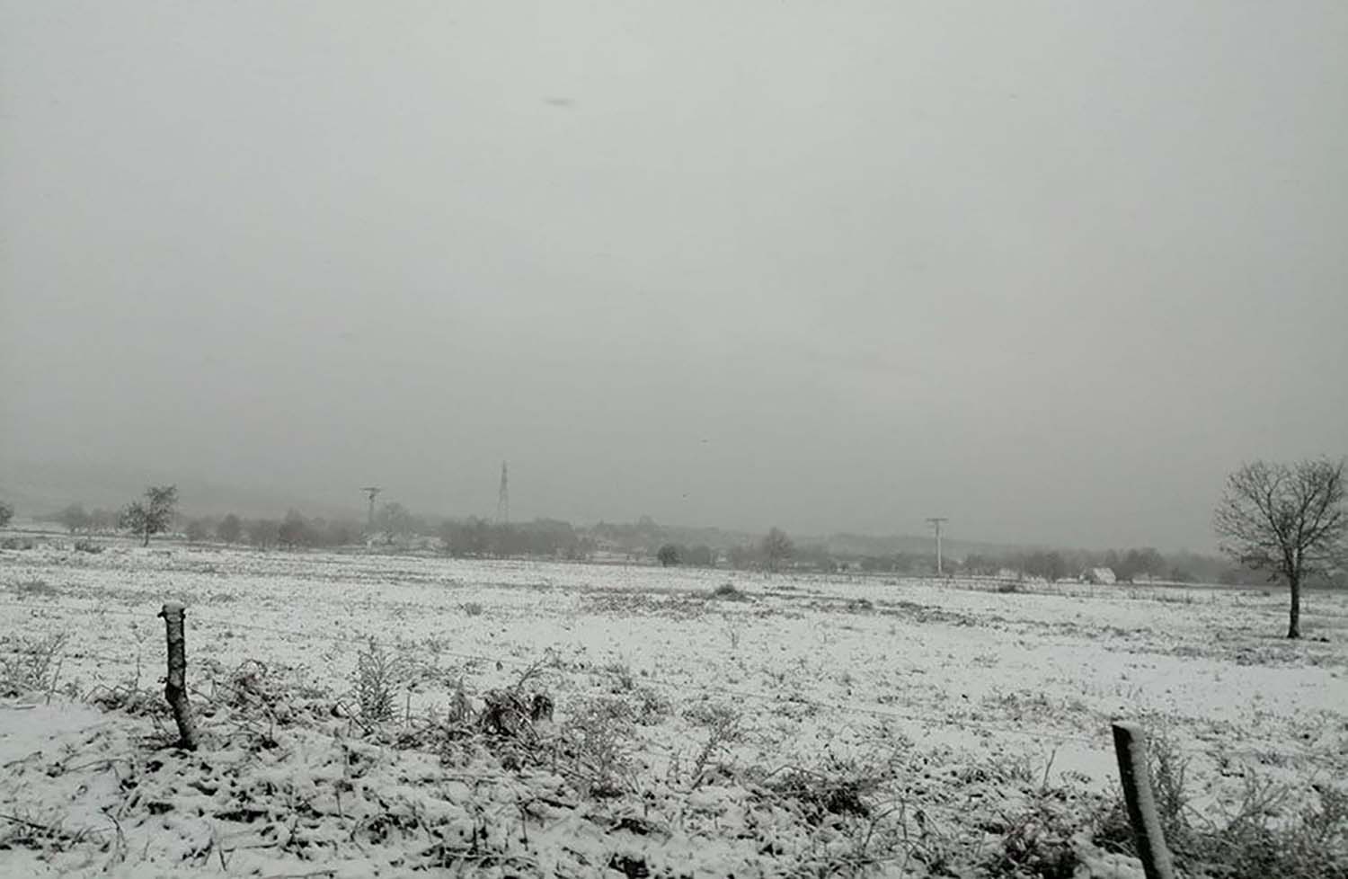 Foto de nieve en Sorbeda del Sil 