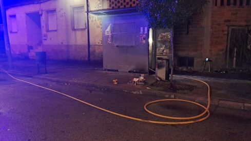 Incendio en el quiosco de La Placa