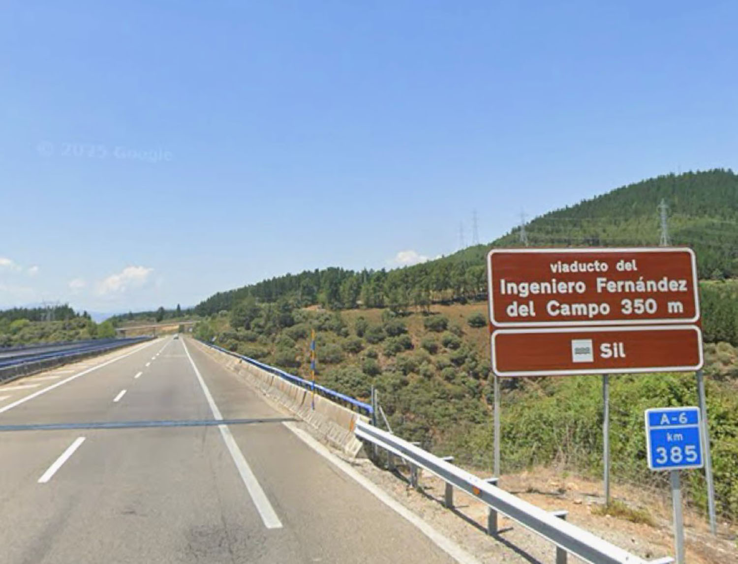 Viaducto A 6 a la altura de Ponferrada