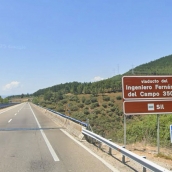 Viaducto A 6 a la altura de Ponferrada