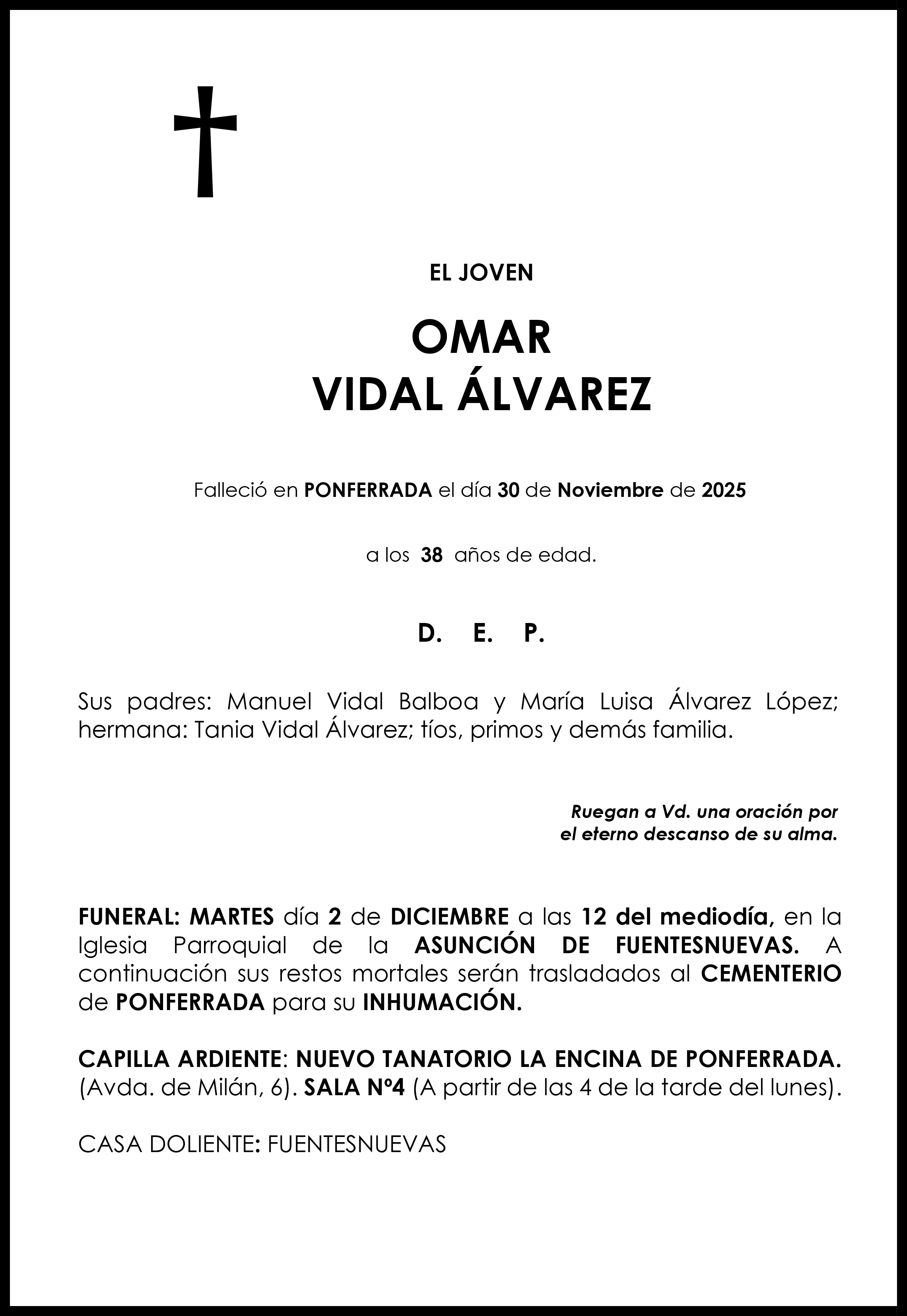 OMAR VIDAL ALVAREZ