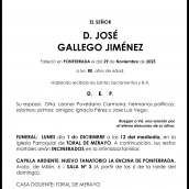 JOSÉ GALLEGO JIMÉNEZ