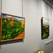 Inauguración exposición colectiva de pintura y escultura dedicada a Las Médulas 